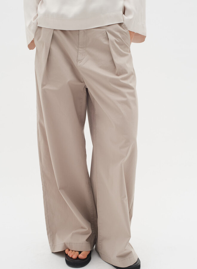 Pantalon InWear Posy à plis beige argile