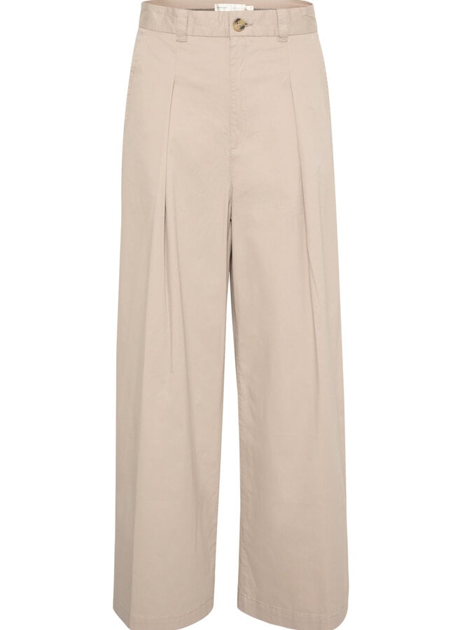 Pantalon InWear Posy à plis beige argile