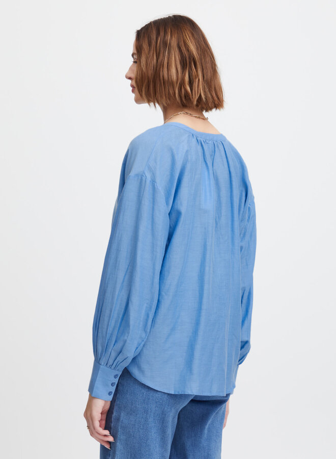 Blouse Atelier Rêve Thea bleue
