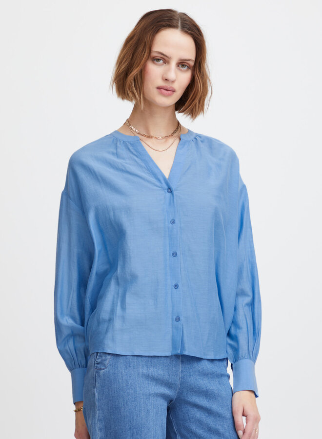 Blouse Atelier Rêve Thea bleue