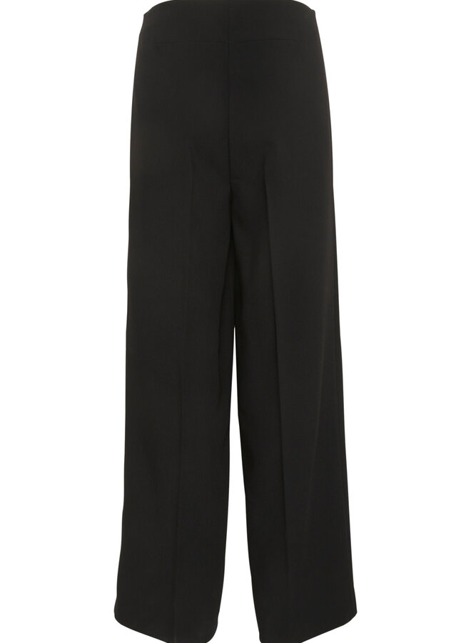 Pantalon Soaked in luxury Corinne à jambes larges noir