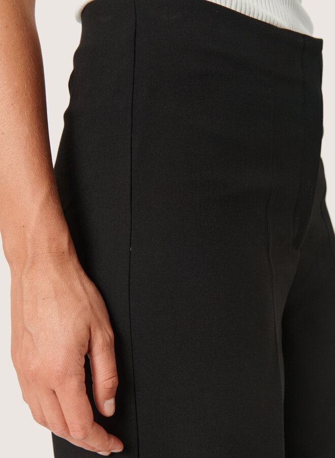 Pantalon Soaked in luxury Corinne à jambes larges noir