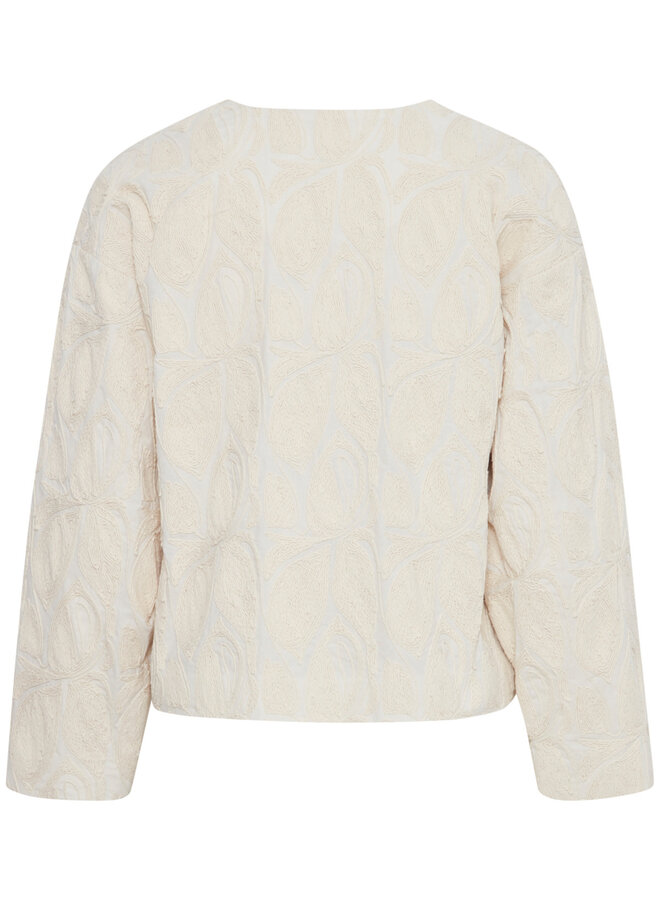 Jacket Atelier Rêve Bera à broderies écru