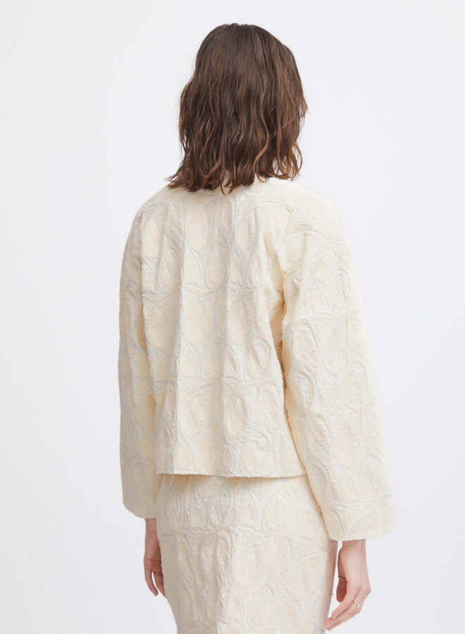 Jacket Atelier Rêve Bera à broderies écru