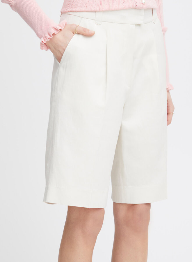 Bermuda Atelier Rêve Linvi à plis écru