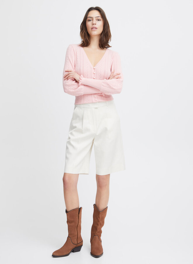 Bermuda Atelier Rêve Linvi à plis écru