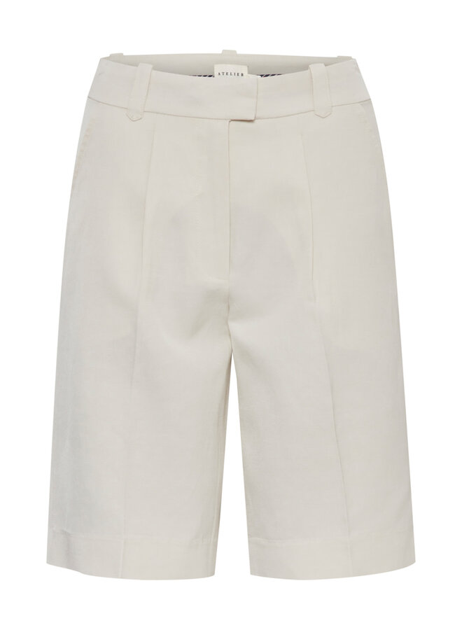 Bermuda Atelier Rêve Linvi à plis écru
