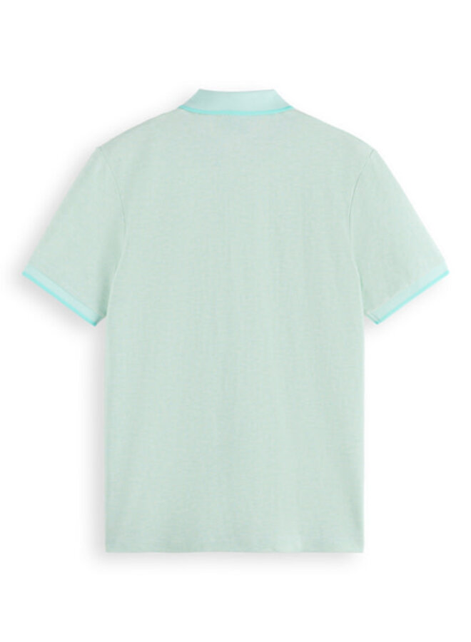 Polo Scotch & Soda vert écume de mer