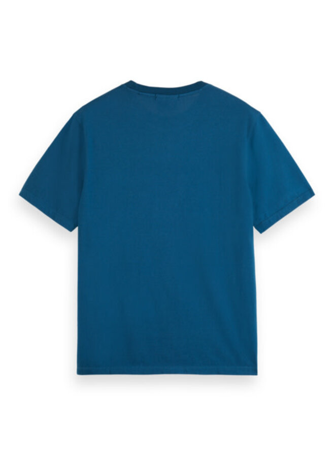 T-shirt Scotch & Soda à imprimé bleu teal