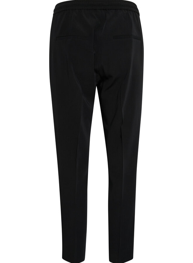 Pantalon InWear Adian à taille élastique noir