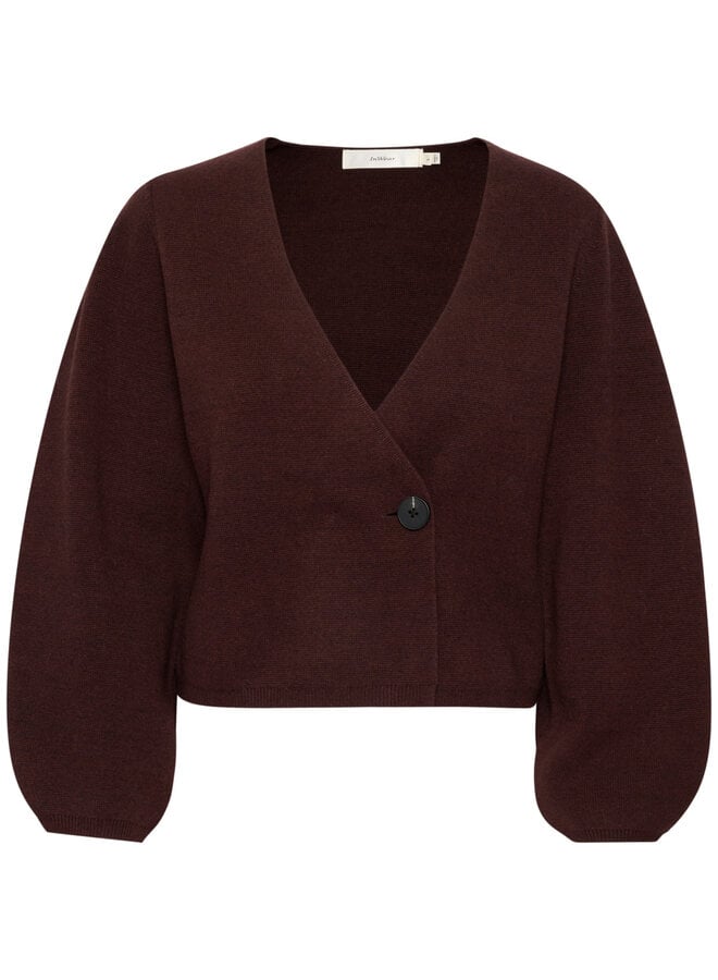 Cardigan InWear Kaylla brun marron mélange