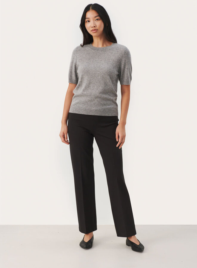 Tricot Part Two Everlotta en cachemire gris chiné