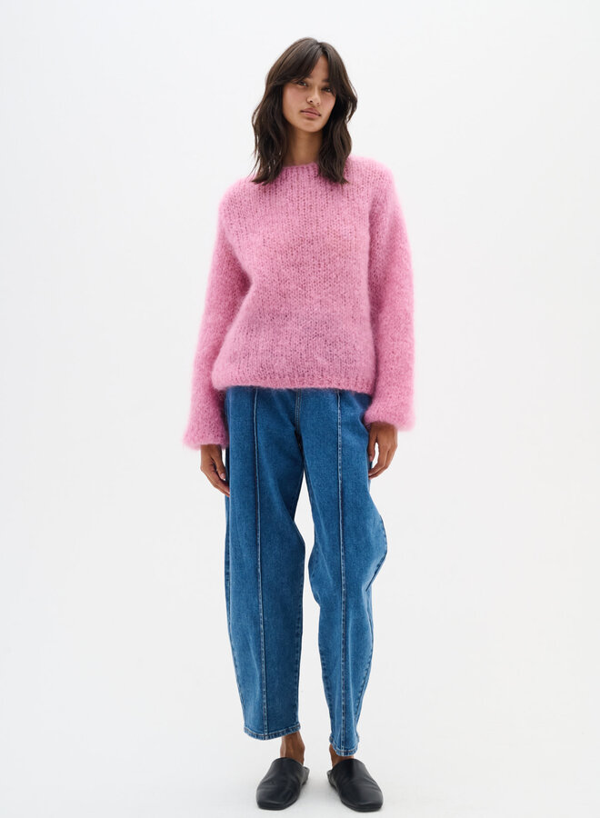 Tricot InWear Jetra en mohair rose cachemire