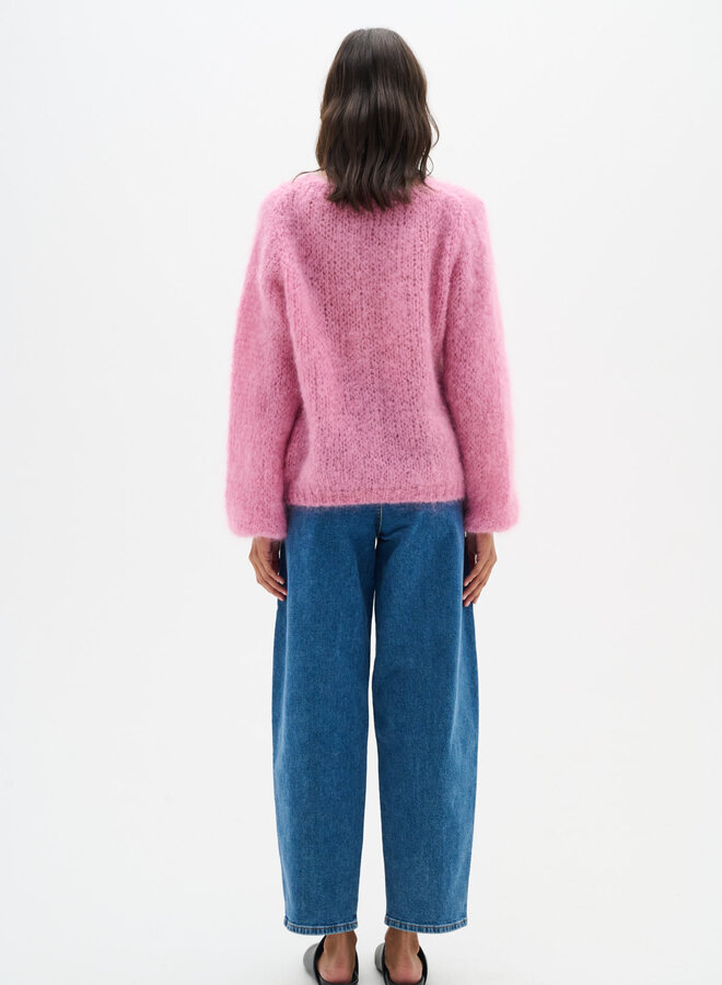 Tricot InWear Jetra en mohair rose cachemire