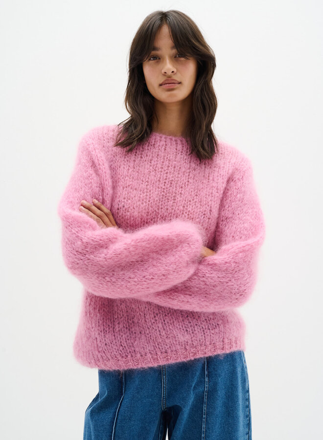 Tricot InWear Jetra en mohair rose cachemire