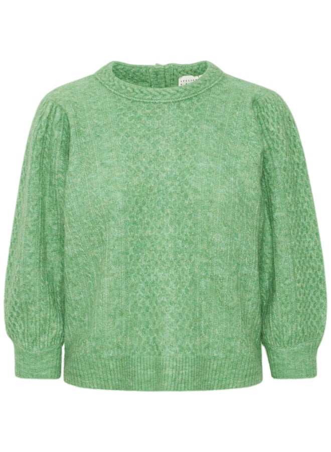 Tricot Atelier Rêve Azora vert menthe