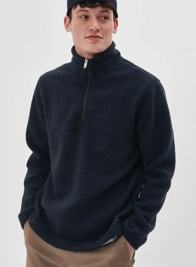 Chandail Matinique Kade en laine polaire bleu marine