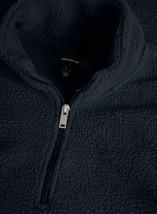 Chandail Matinique Kade en laine polaire bleu marine