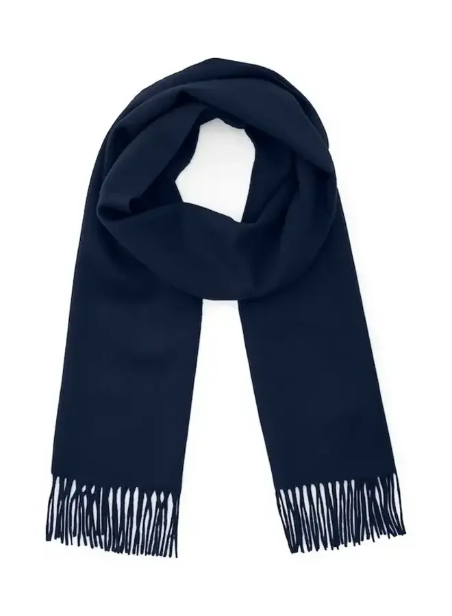 Foulard Matinique Wolan en laine bleu marine