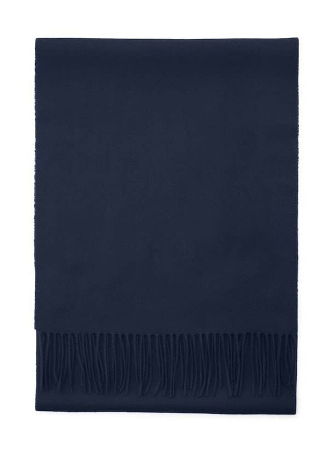 Foulard Matinique Wolan en laine bleu marine