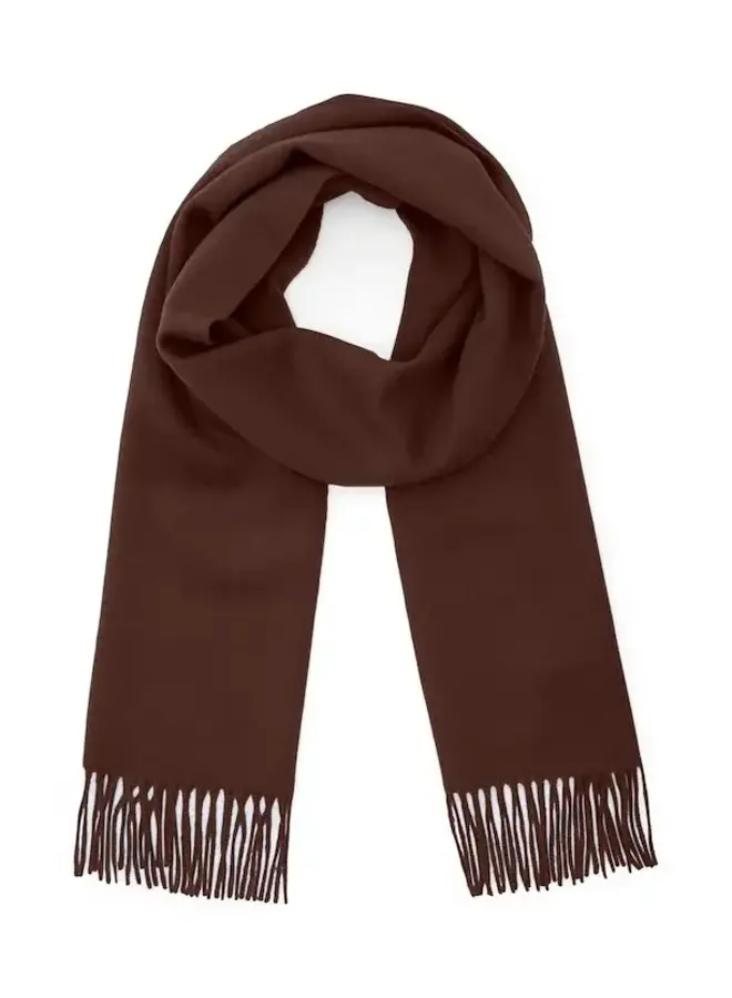 Foulard Matinique Wolan en laine brun