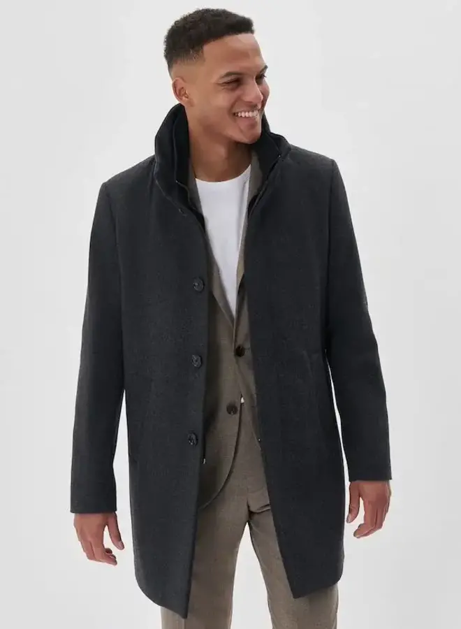 Manteau Matinique Harvey gris foncé mélange