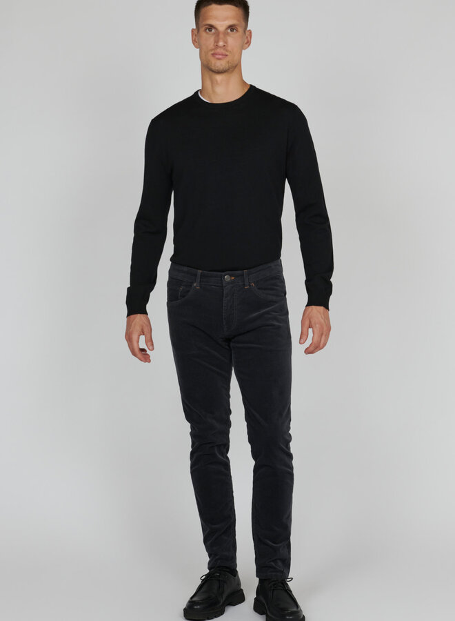Jeans Matinique Pete en corduroy gris charcoal