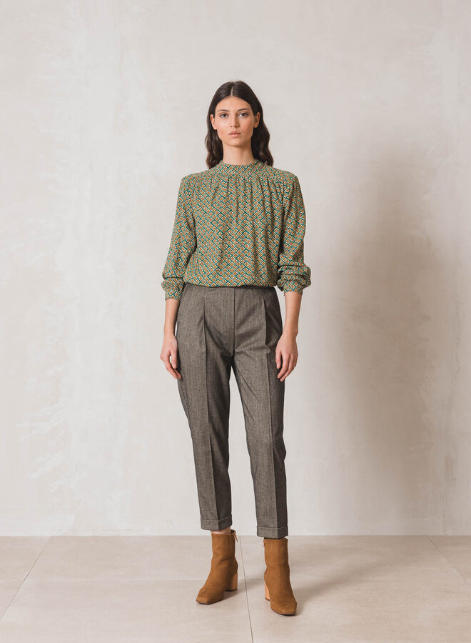 Pantalon Indi & Cold à chevrons noirs