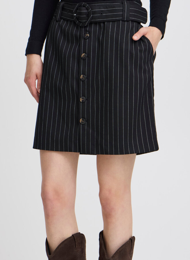 Jupe Atelier Rêve noire rayée