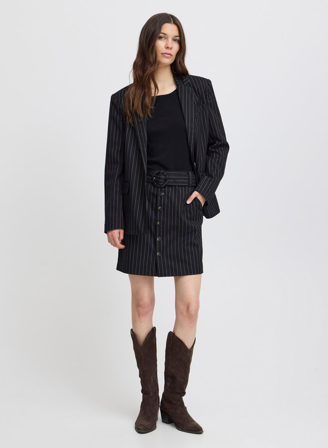 Jupe Atelier Rêve noire rayée