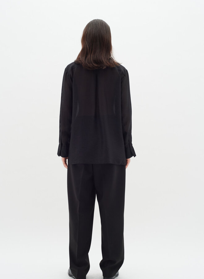 Blouse InWear Deora tuxedo noire