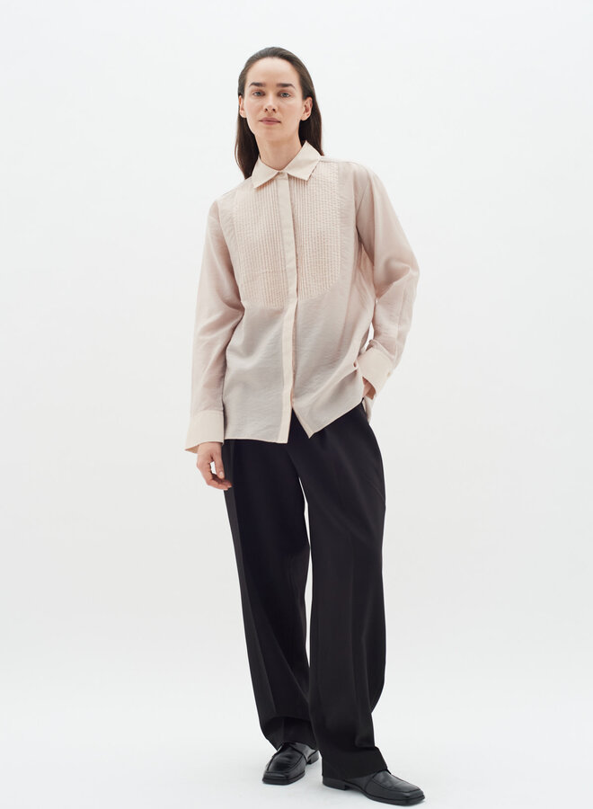 Blouse InWear Deora tuxedo beige brume