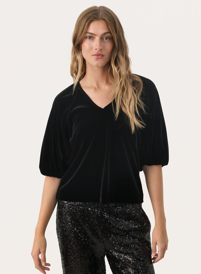 Chandail Part Two Metty en  velours noir