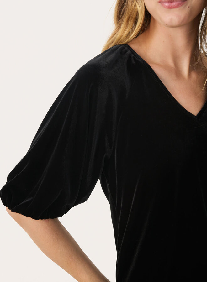 Chandail Part Two Metty en  velours noir