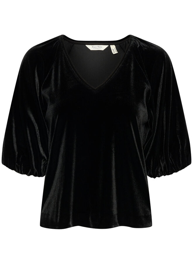 Chandail Part Two Metty en  velours noir