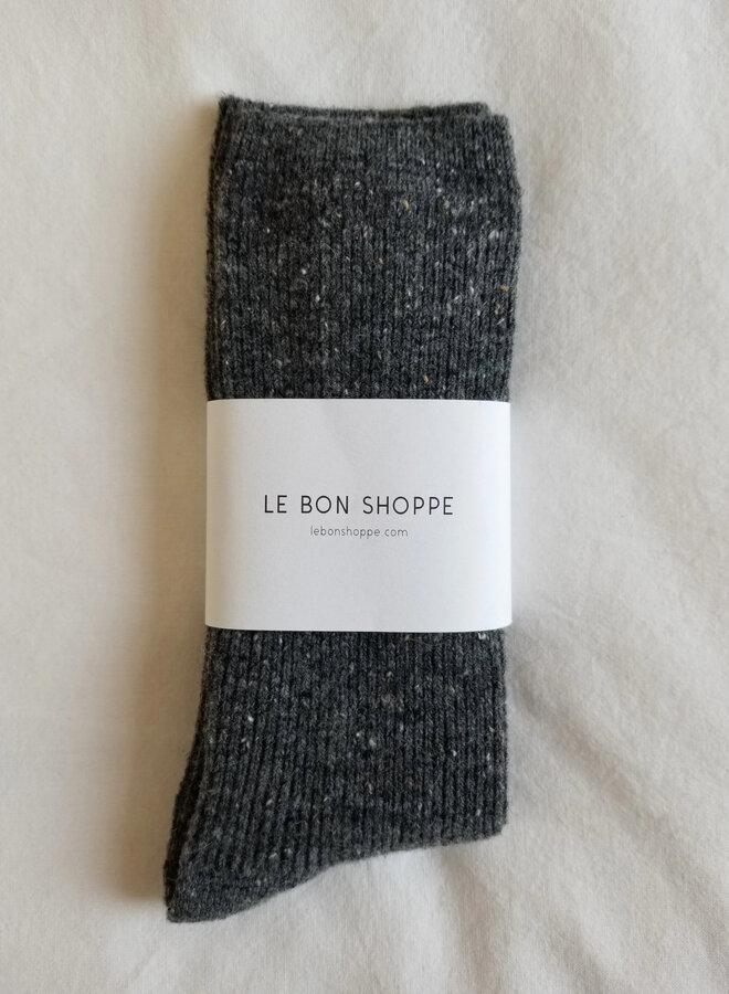 Bas Le Bon Shoppe Snow - Charcoal
