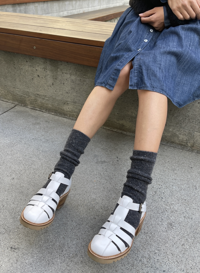 Bas Le Bon Shoppe Snow - Charcoal