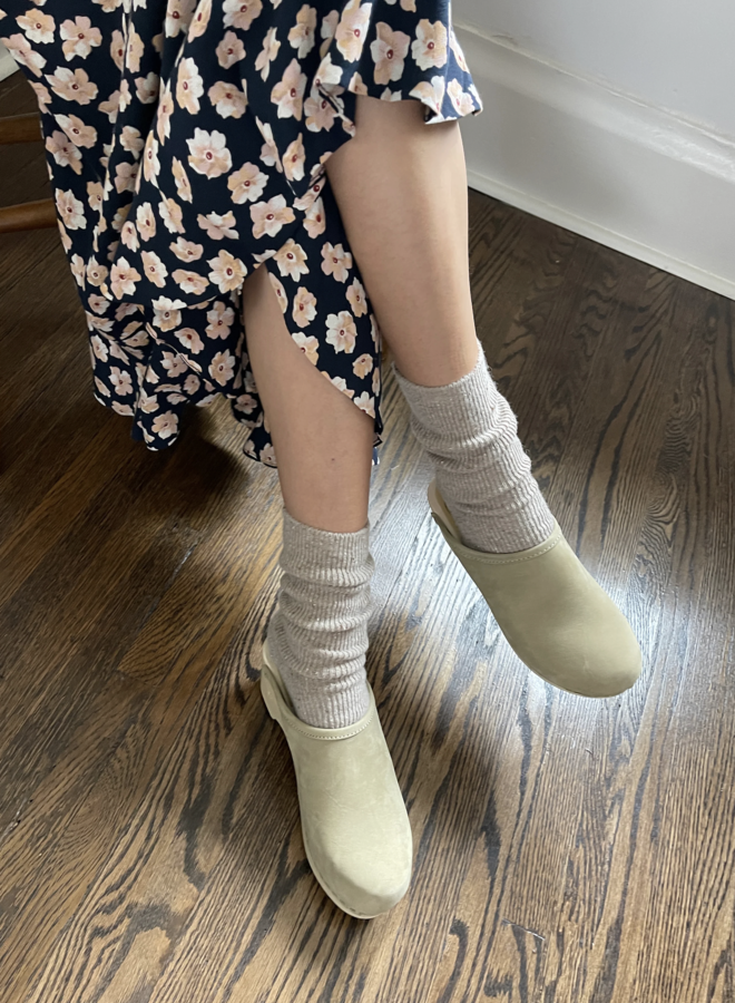 Bas Le Bon Shoppe Snow - Tan