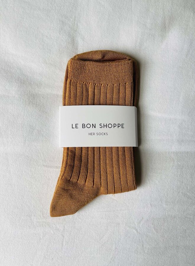 Bas Le Bon Shoppe Her Socks beurre d'arachide