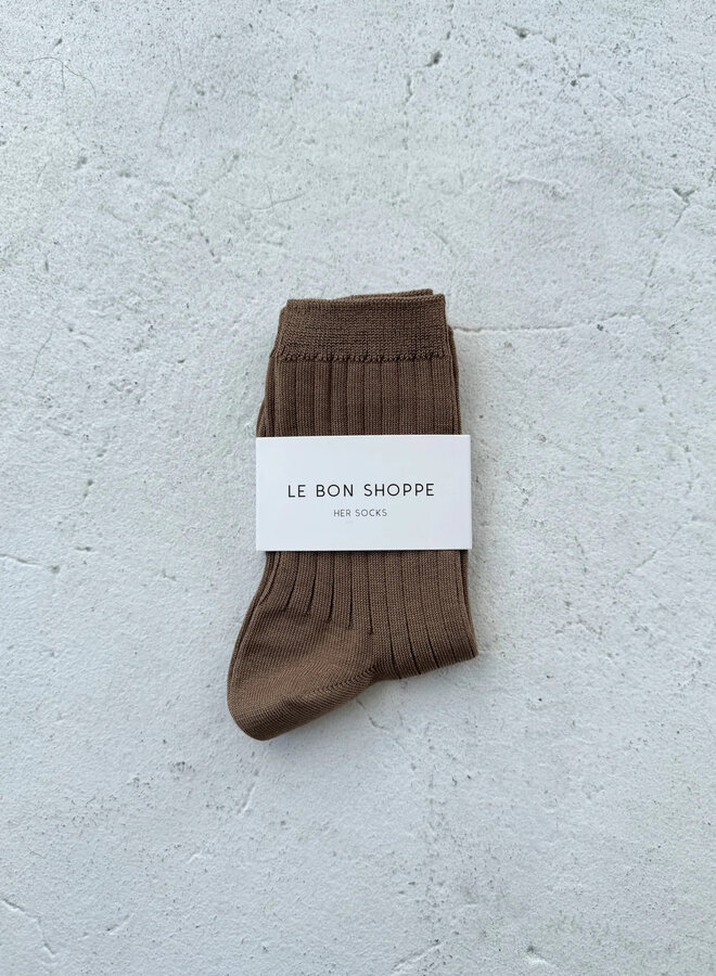 Bas Le Bon Shoppe Her Socks beige camel