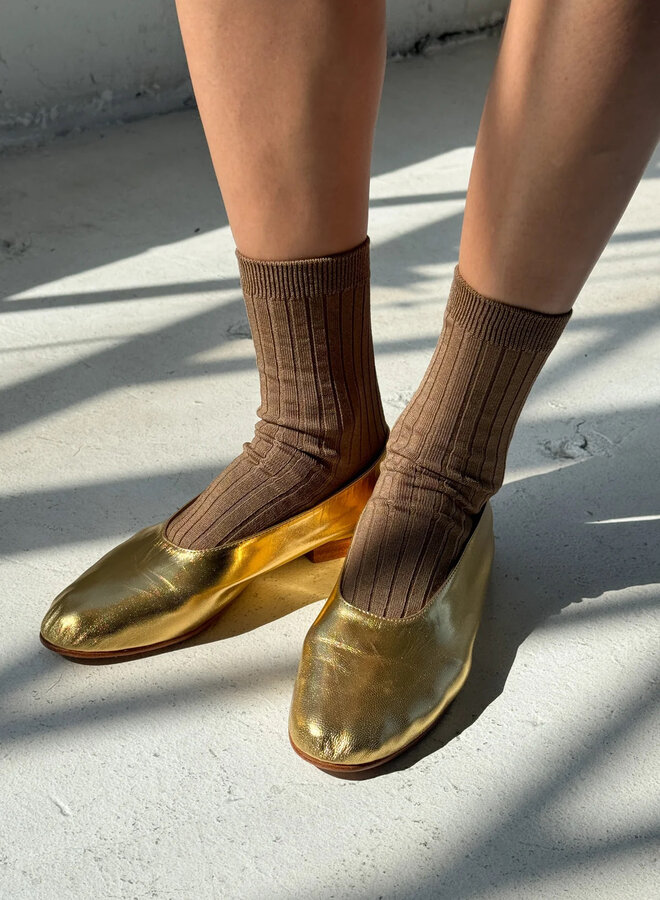 Bas Le Bon Shoppe Her Socks beige camel