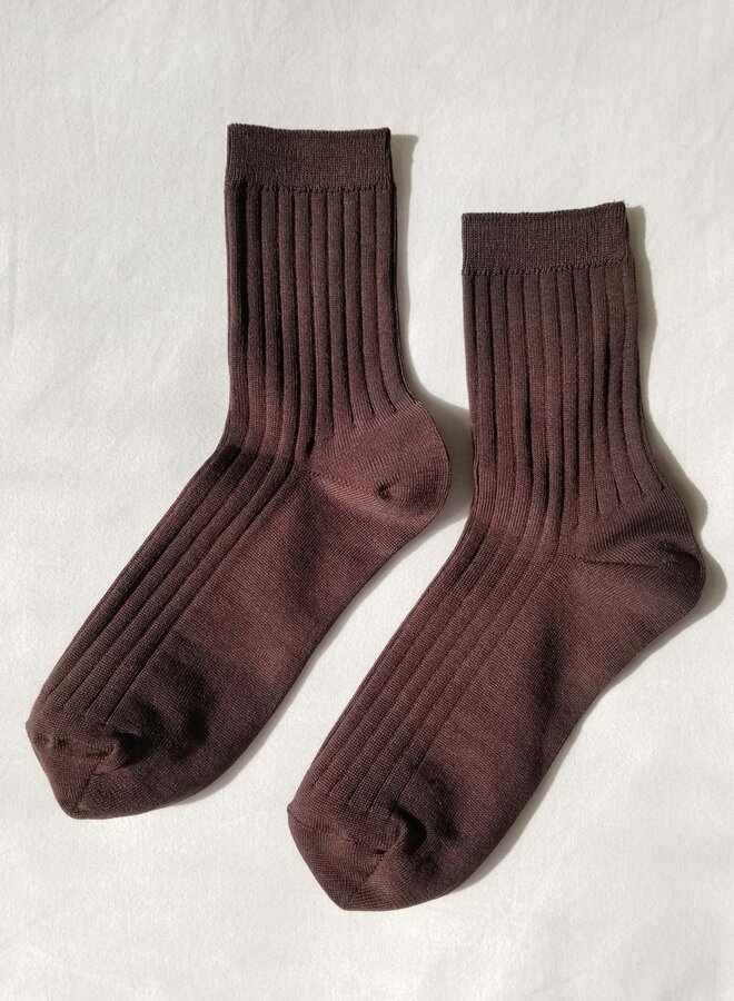 Bas Le Bon Shoppe Her Socks brun café