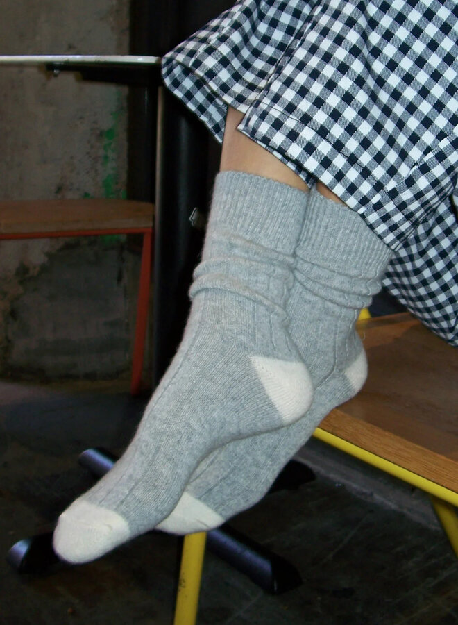 Bas Le Bon Shoppe Classic Cashmere gris mélange