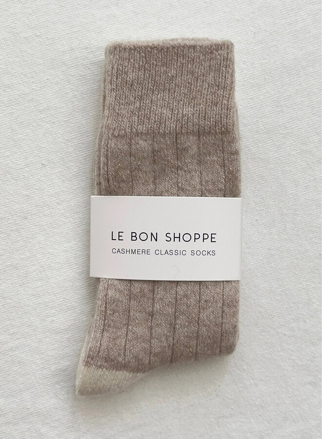 Bas Le Bon Shoppe Classic Cashmere beige taupe