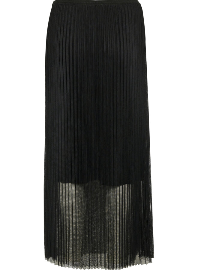 Jupe longue InWear Dagur à plis noire