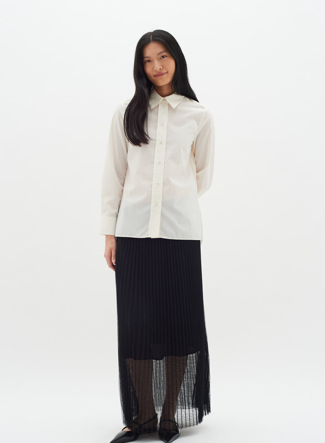 Jupe longue InWear Dagur à plis noire