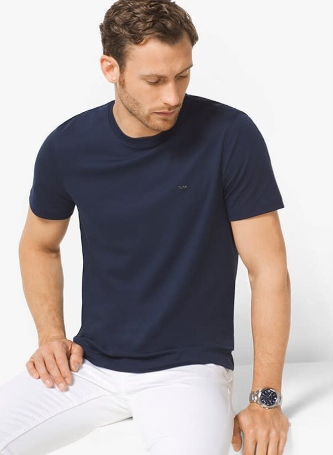 T-shirt Michael Kors en jersey de coton bleu marine