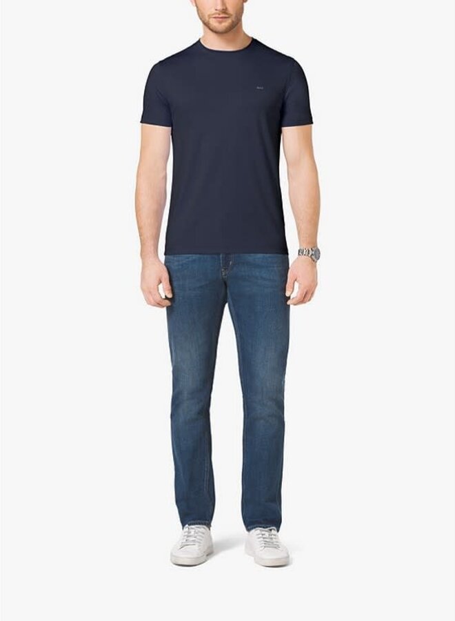 T-shirt Michael Kors en jersey de coton bleu marine