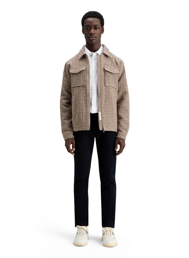 Jacket Scotch & Soda à carreaux beiges & noirs