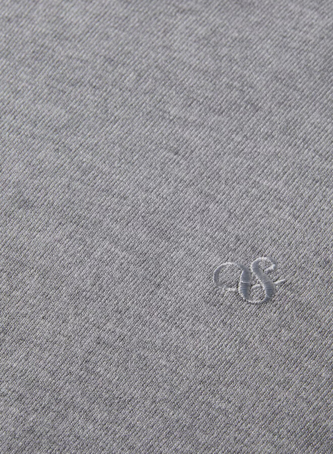 Tricot Scotch & Soda à col rond en viscose gris pâle mélange